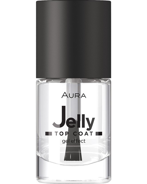 Aura Jelly Top Coat Gel Effect -        - 