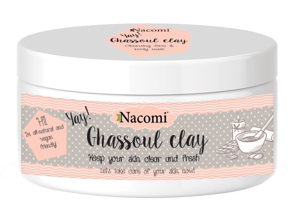 Nacomi Ghassoul Clay - Мароканска вулканична глина за лице и тяло - продукт