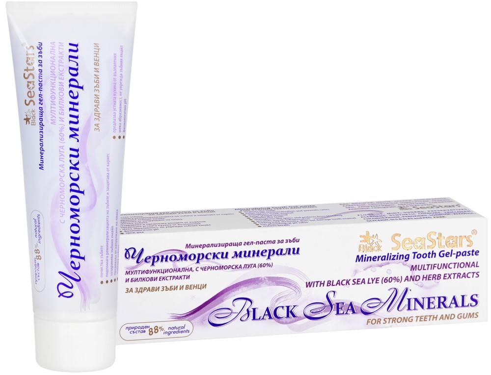 Black Sea Stars Mineralizing Tooth Gel-Paste -  -      -   