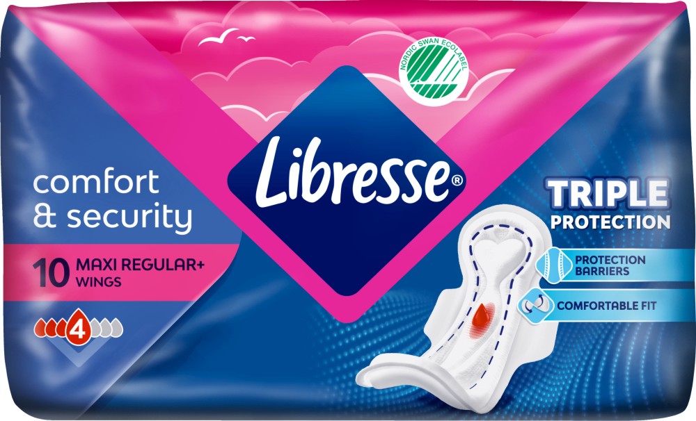 Libresse Comfort & Security Maxi Regular+ - 10 ���� ������ ��������� - ������ ���������