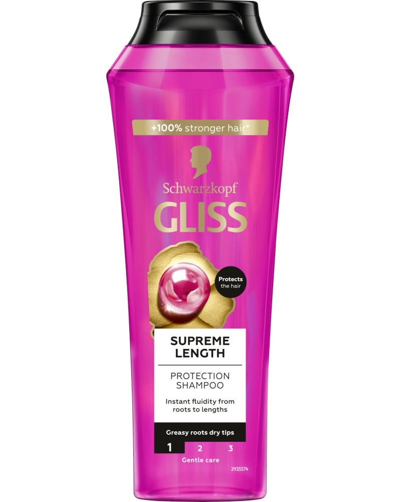 Gliss Supreme Length Shampoo -   ,       Supreme Length - 