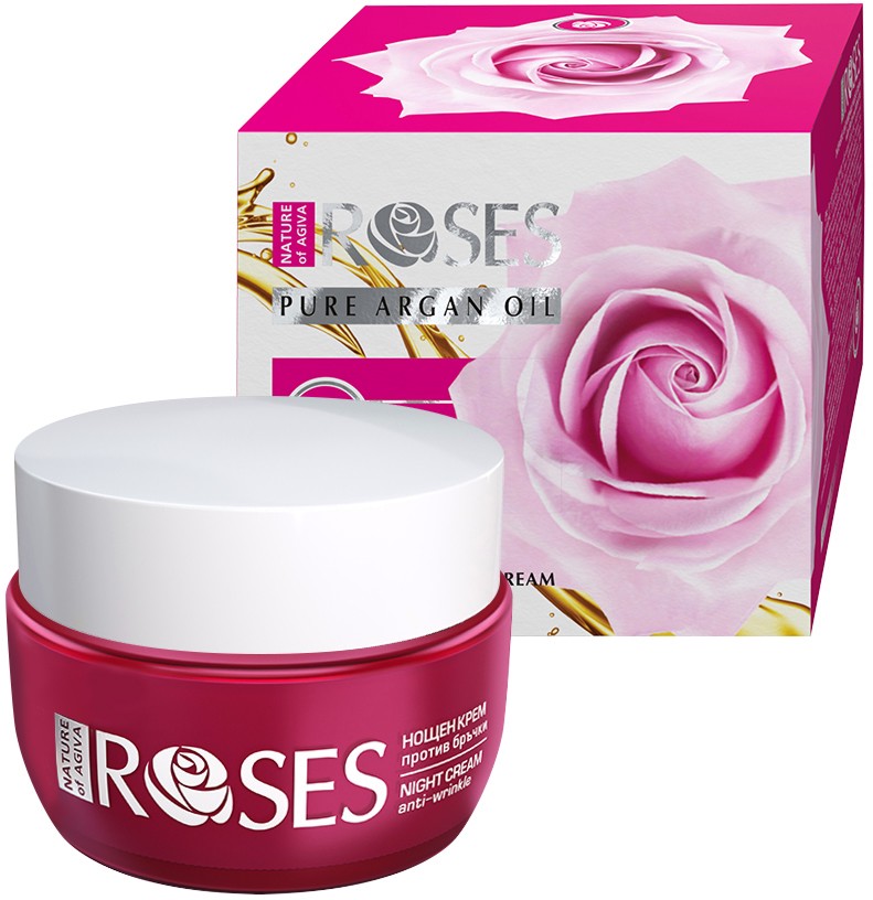 Nature of Agiva Roses Anti-wrinkle Night Cream -         Roses - 