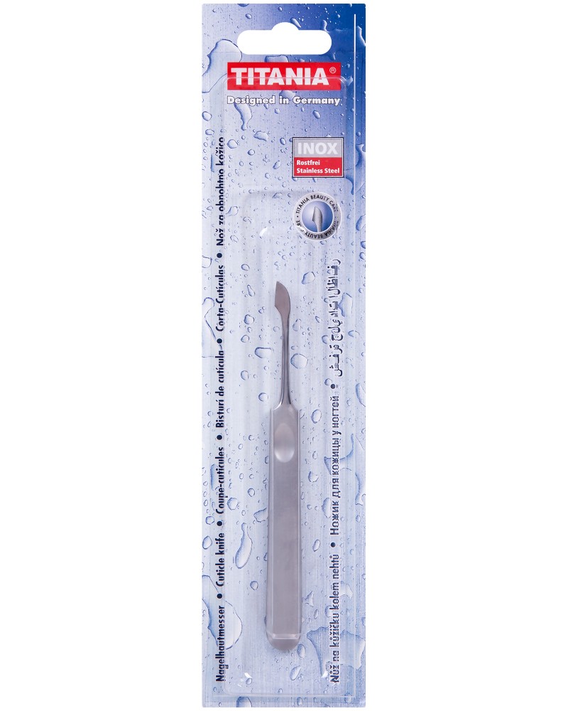 Titania Cuticle Knife Inox Stainless Steel -         - 