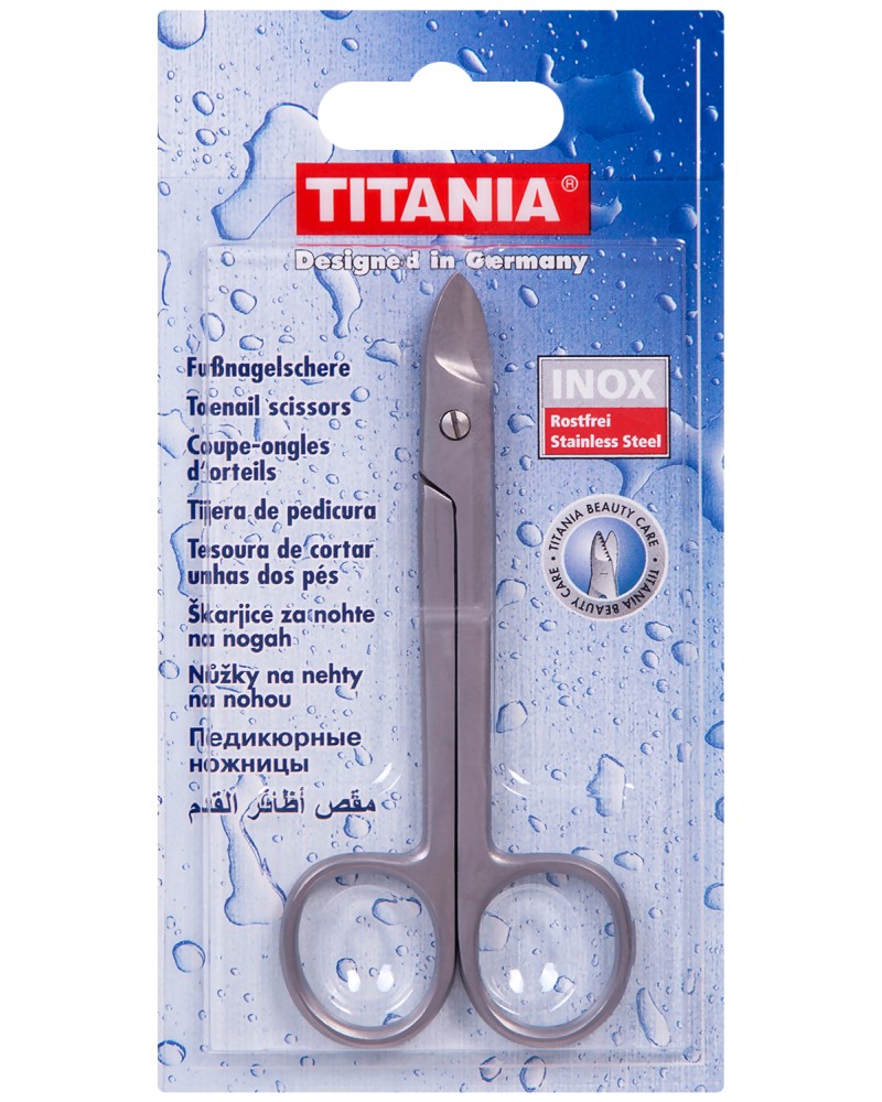 Titania Toenail Scissors Inox Stainless Steel -       - 