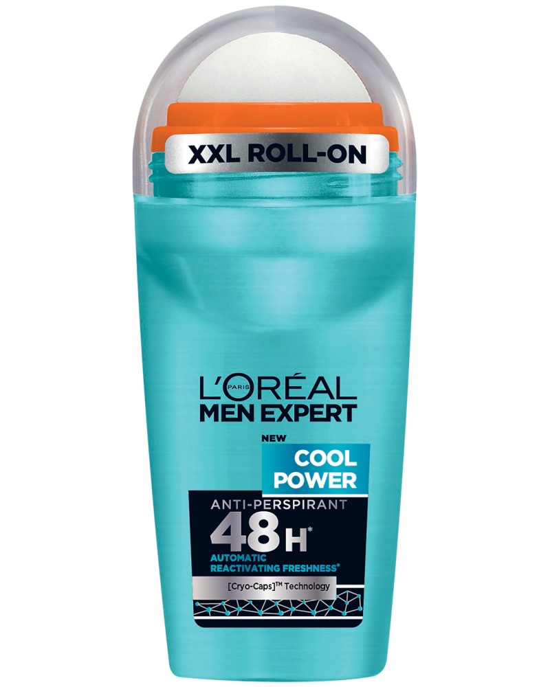 L'Oreal Men Expert Cool Power Anti-Perspirant Roll-On -       - 