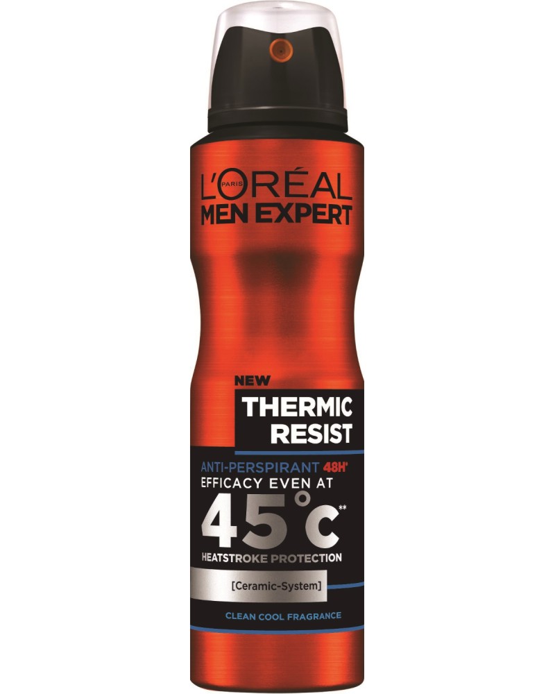 L'Oreal Men Expert Thermic Resist Anti-Perspirant - Дезодорант против изпотяване за мъже от серията Men Expert - дезодорант