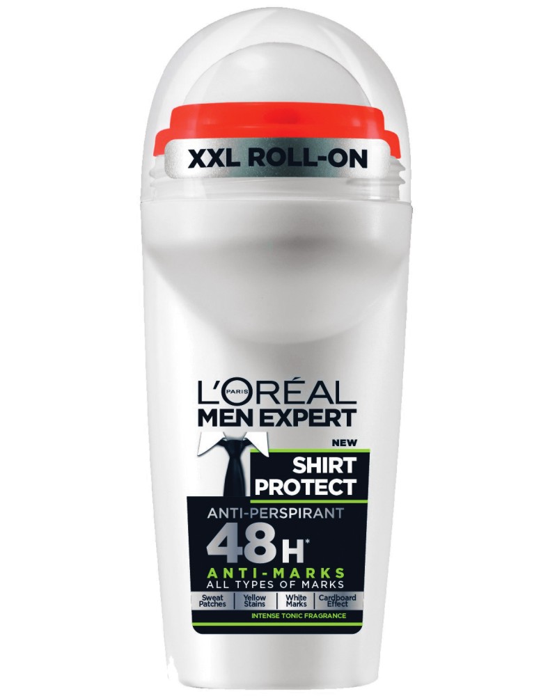 L'Oreal Men Expert Shirt Protect Anti-Perspirant Roll-On -        Men Expert - 