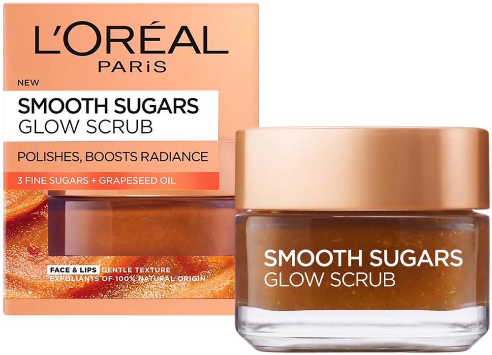 L'Oreal Smooth Sugars Glow Scrub -        - 