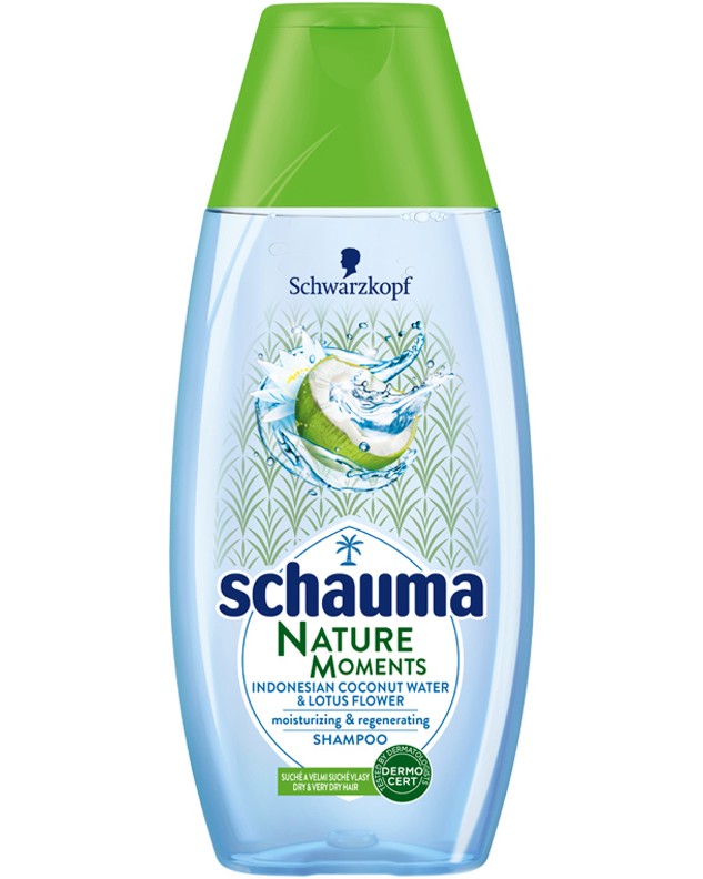 Schauma Nature Moments Indonesian Coconut Water & Lotus Flower Shampoo -          "Nature Moments" - 