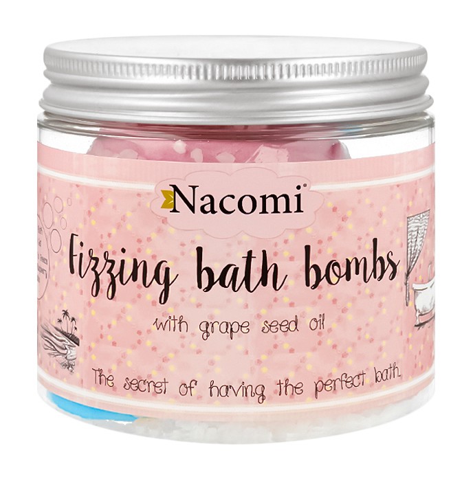 Nacomi Fizzing Bath with Grape Seed Oil -         - 4  - 
