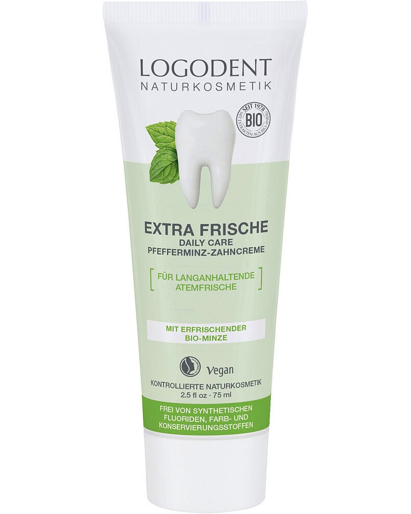 Logodent Extra Fresh Daily Care Pepermint Toothpaste -         Logodent -   