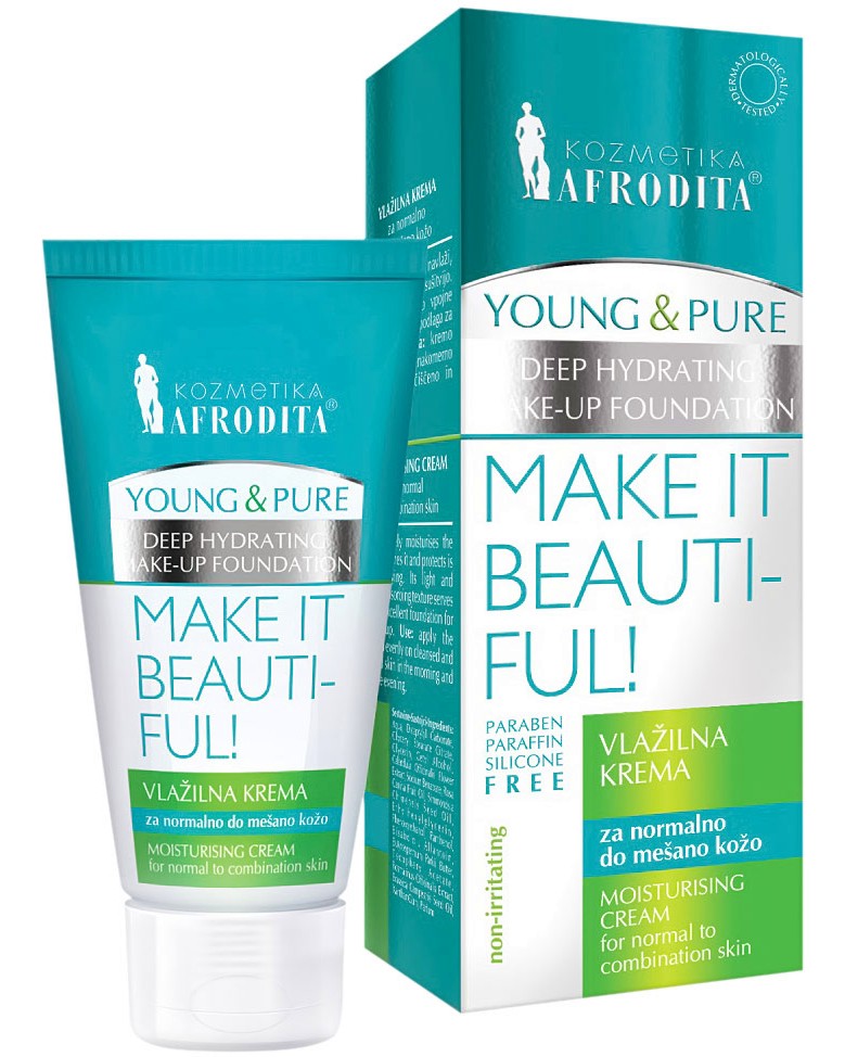 Afrodita Cosmetics Young & Pure Moisturising Cream - ���������� ���� �� ���� �� �������� �� ����������� ���� - ����