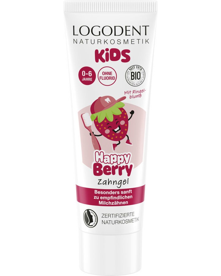 Logodent Happy Kids Strawberry Toothgel -             "Logodent" -   