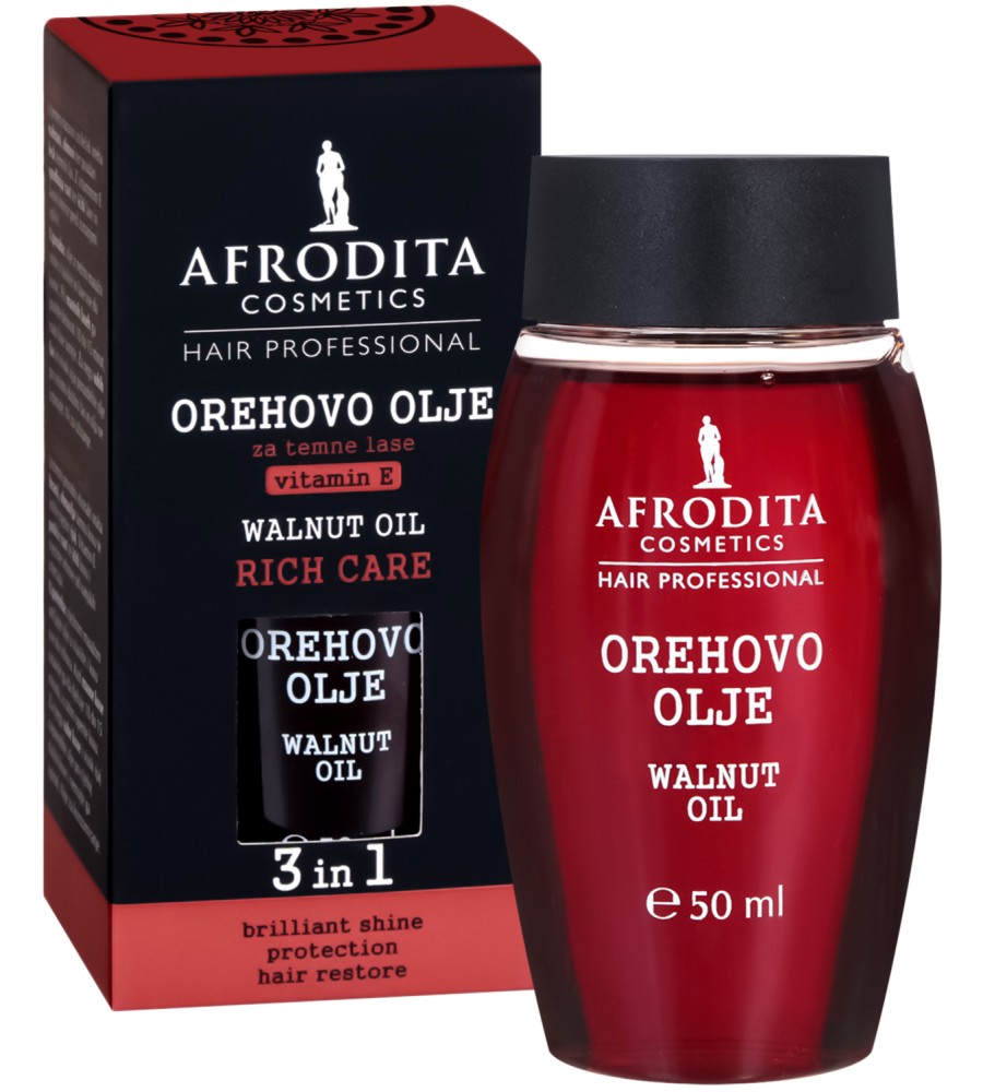 Afrodita Cosmetics Hair Professional Walnut Oil 3 in1 - ����������� � ������������ ���� �� ����� ���� - ����