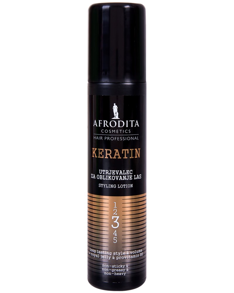 Afrodita Cosmetics Hair Professional Keratin Styling Lotion - ���������� �����-������ �� ���� � �������, ������ ������� � ������� B5 - ������