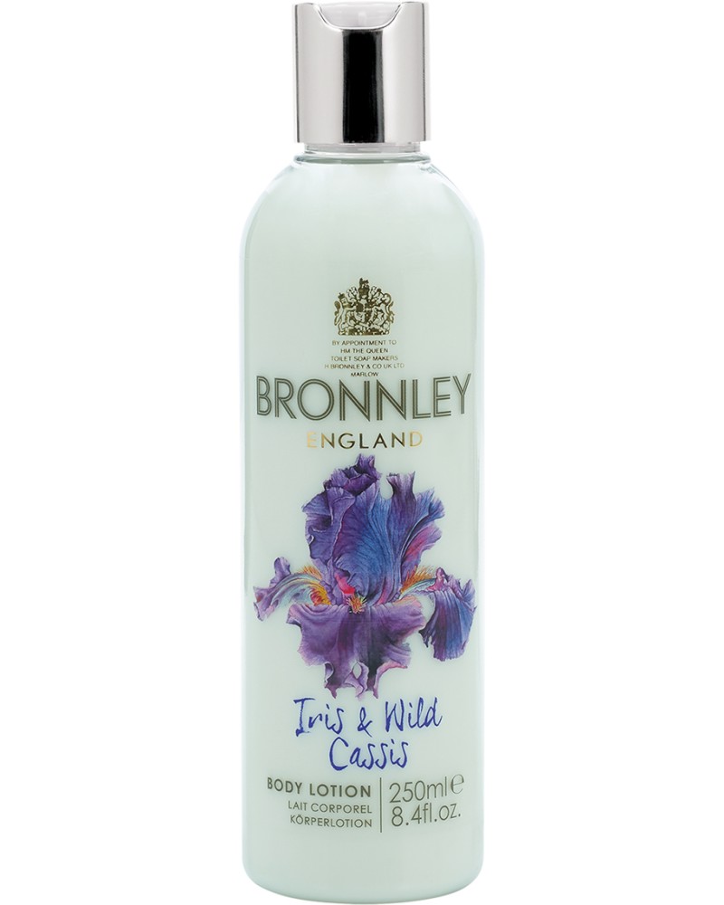 Bronnley Iris & Wild Cassis Body Lotion -             "Iris & Wild Cassis" - 