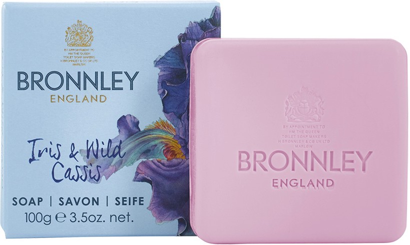 Bronnley Iris & Wild Cassis Soap -            "Iris & Wild Cassis" - 