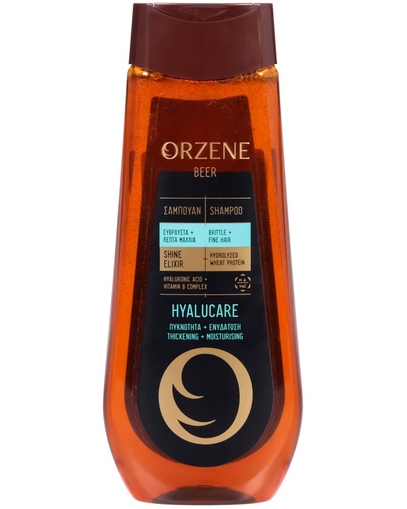 Orzene Beer Hyalucare Shampoo Britle + Fine Hair -         - 
