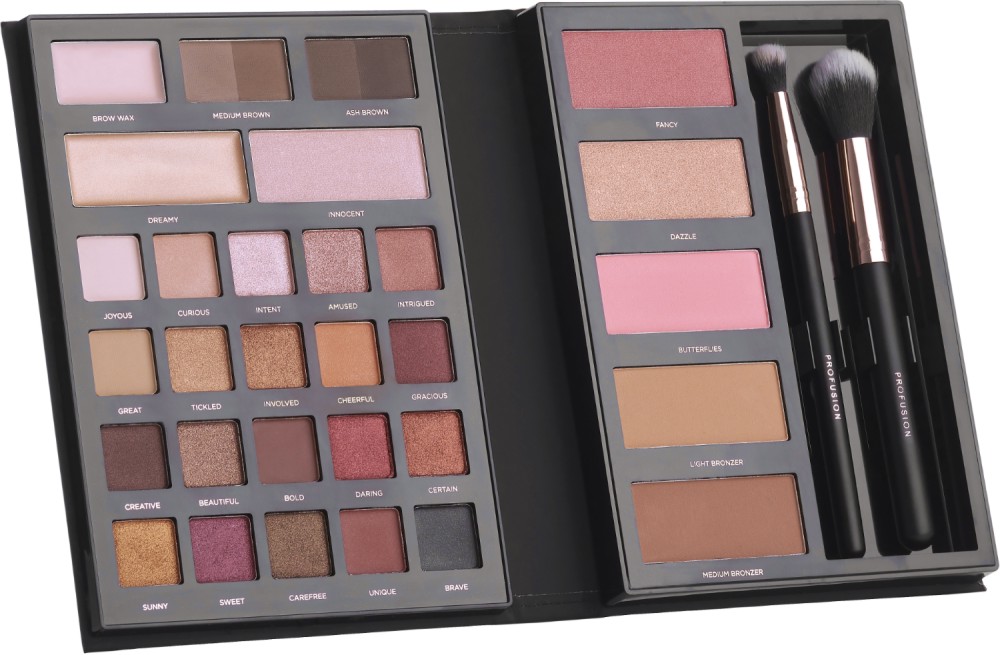 Profusion Cosmetics Pro Face Profusion Cosmetics Pro Face - Палитра с гримове от серията Beauty Books - продукт