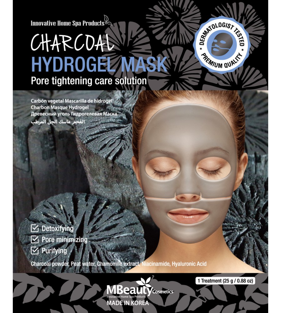 MBeauty Charcoal Hydrogel Mask -      - 