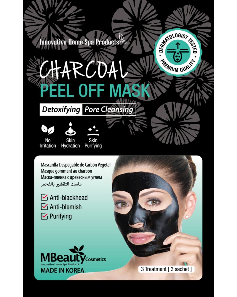 MBeauty Charcoal Peel Off Mask -         -   3  - 