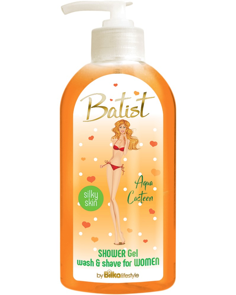 Bilka Batist Shower Gel Wash & Shave for Women -           "Batist" -  