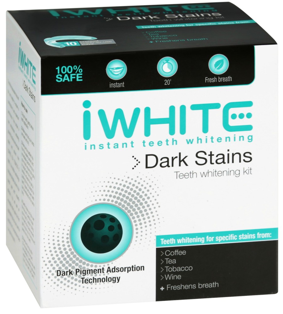 iWhite Instant Dark Stains Teeth Whitening Kit -          10  - 