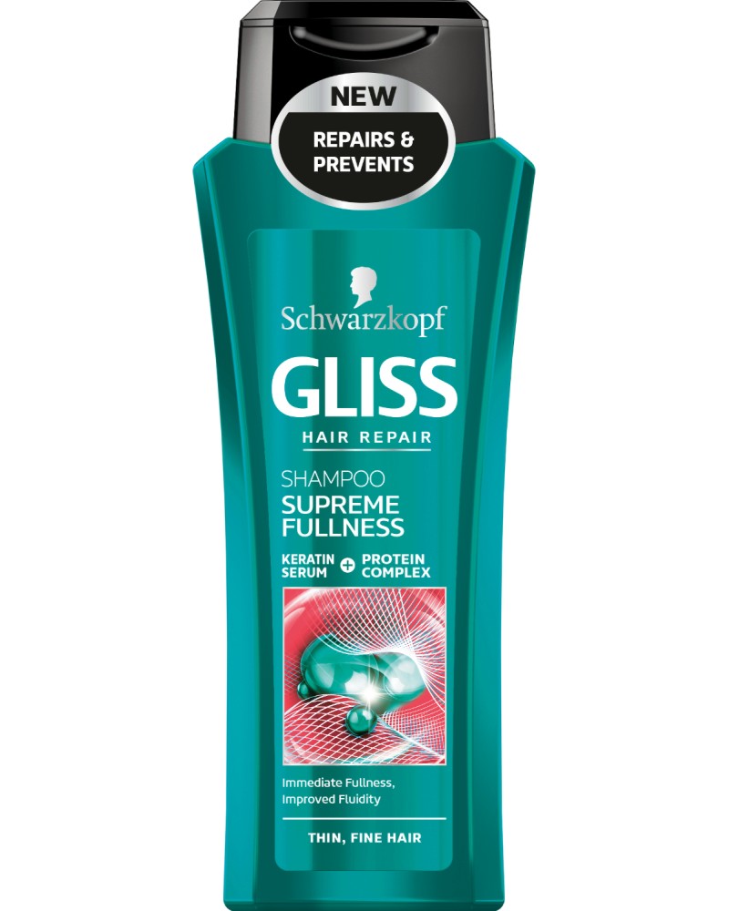Gliss Supreme Fullness Shampoo -         - 