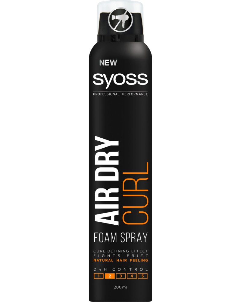 Syoss Air Dry Curl Foam Spray - -    - 