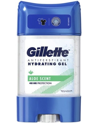 Gillette Aloe Scent Antiperspirant Hydrating Gel -          - 