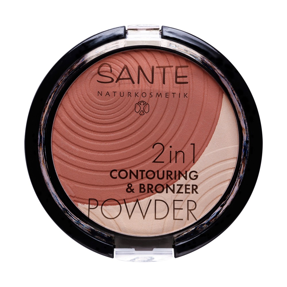 Sante 2 in 1 Contouring & Bronzer Powder - ��������� ����� � ��������� ����� �� ����������� �� ������ - �����