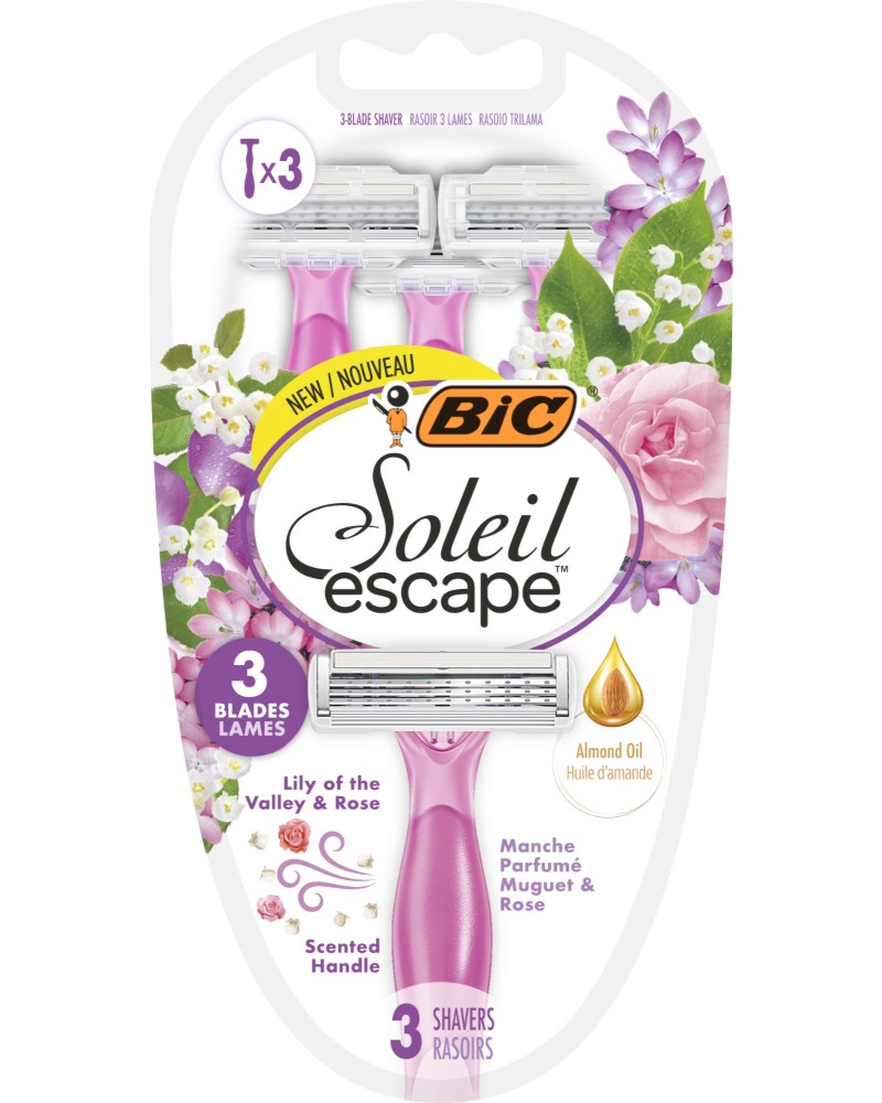 BIC Soleil Escape Lily of the Valley & Rose - 3    - 