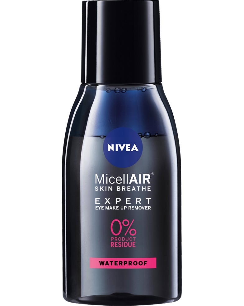 Nivea MicellAIR Expert Waterproof Eye Make-Up Remover - ��������� ������ �� ������������ �� ������������ ���� �� ������� "MicellAIR Expert" - ������