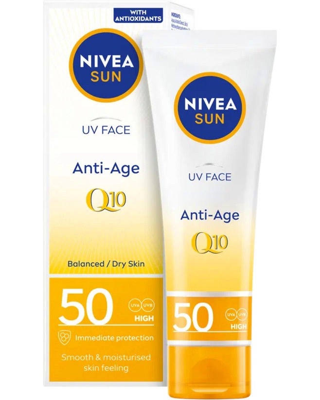 Nivea Sun UV Face Anti-Age Q10 SPF 50 -         Nivea Sun - 