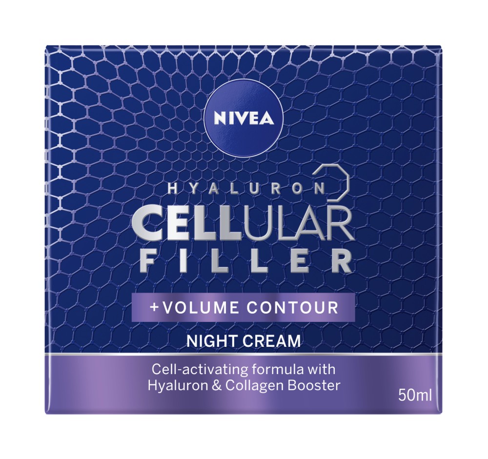 Nivea Hyaluron Cellular Filler + Volume Contour Night Cream -         "Cellular Filler + Volume Contour" - 