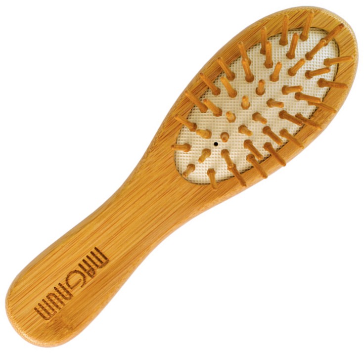 Овална бамбукова четка за коса Magnum - От серията Natural - четка