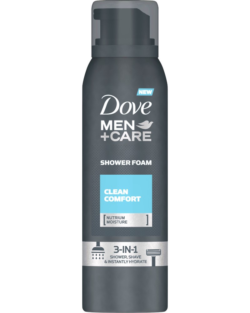 Dove Men+Care Clean Comfort 3-in-1 Shower Foam -          Clean Comfort - 