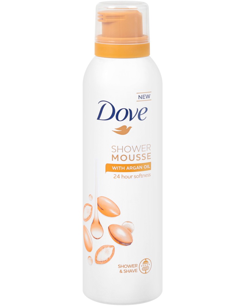 Dove Shower Mousse with Argan Oil -          - 