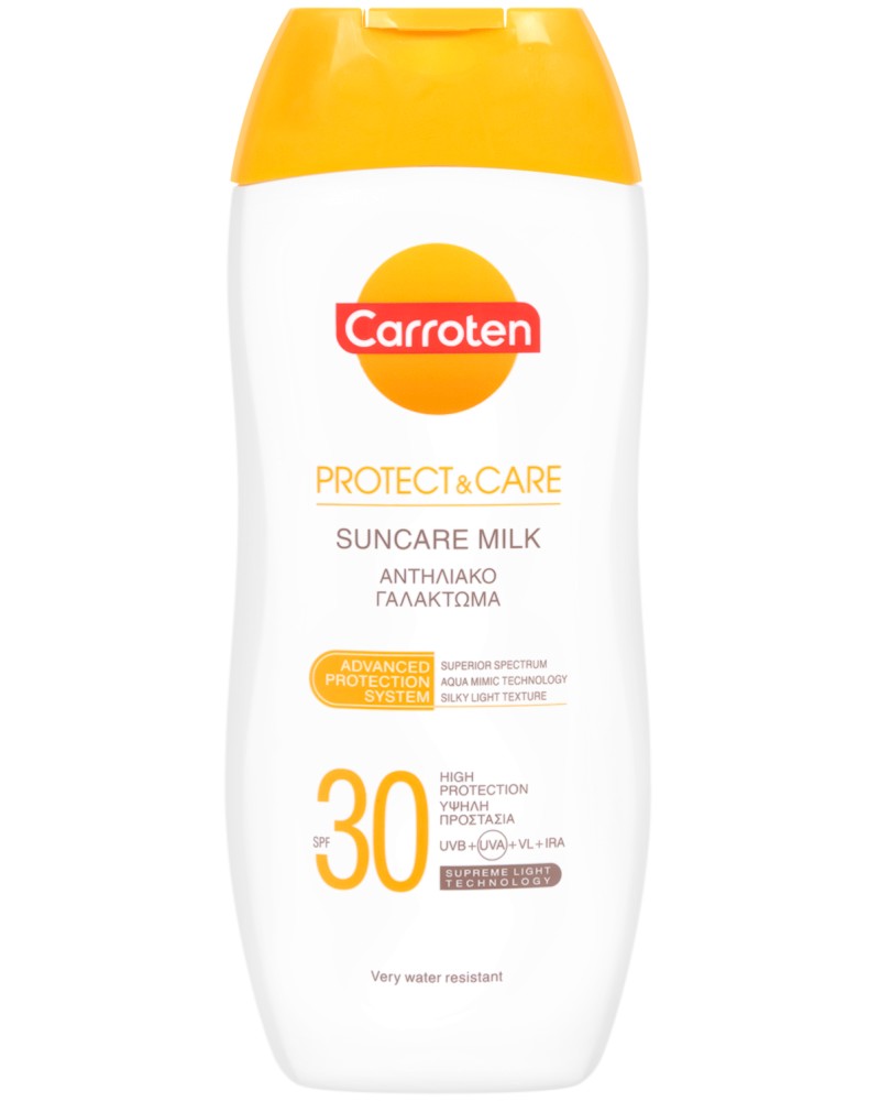 Carroten Protect & Care Suncare Milk SPF 30 -      -   