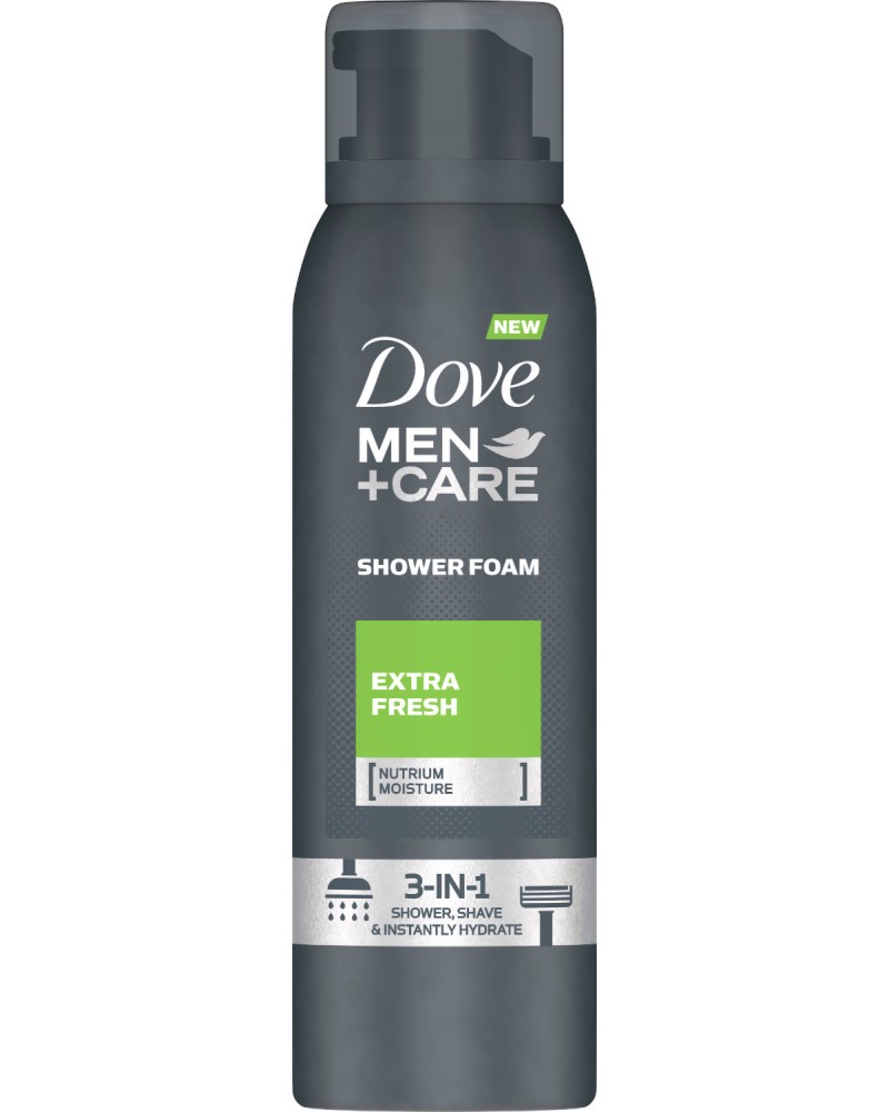 Dove Men+Care Extra Fresh 3-in-1 Shower Foam -          "Men+Care Extra Fresh" - 
