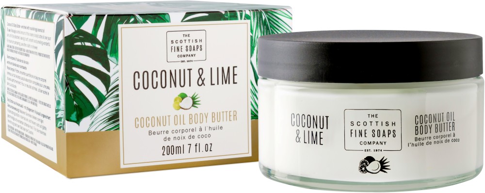 Scottish Fine Soaps Coconut & Lime Body Butter Scottish Fine Soaps Coconut & Lime Body Butter - Масло за тяло с кокос от серията "Coconut & Lime" - масло