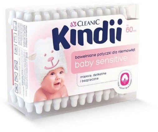 Cleanic Kindii Baby Cotton Buds - 60       - 