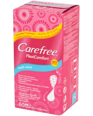 Carefree Flexi Comfort Fresh Scent - 60       -  