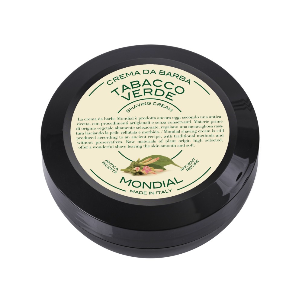 Mondial Tobacco Verde Shaving Cream - Крем за бръснене с аромат на зелен тютюн - крем