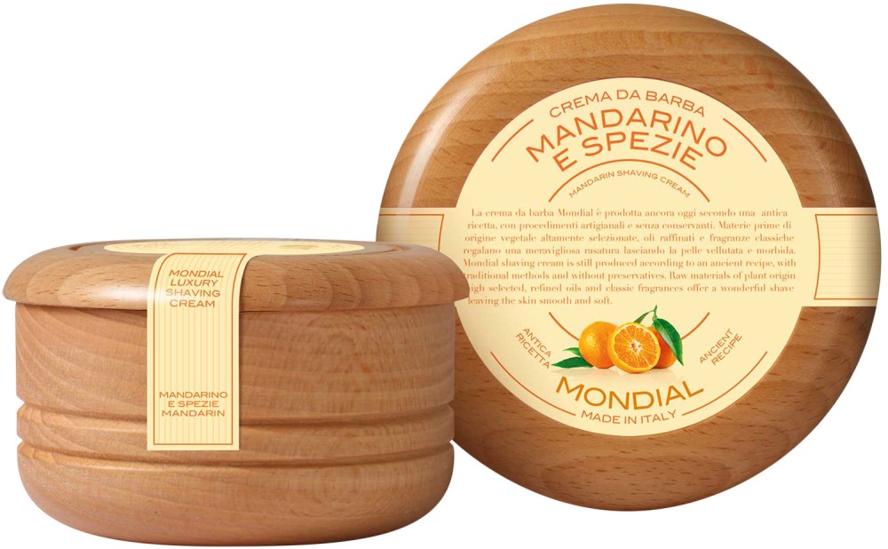 Mondial Mandarine & Spice Luxury Shaving Cream -           - 
