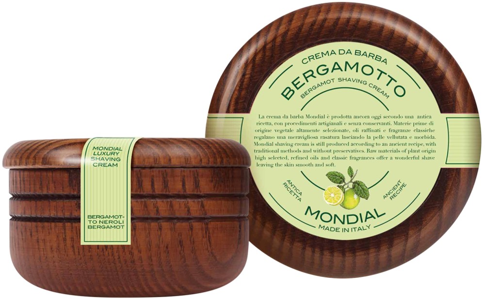 Mondial Bergamot & Neroli Luxury Shaving Cream -           - 