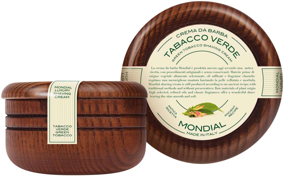 Mondial Tabacco Verde Luxury Shaving Cream -          - 