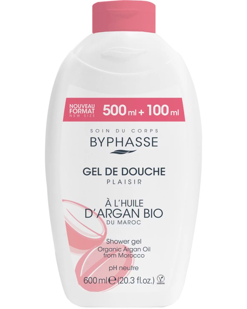 Byphasse Organic Argan Oil Shower Gel -      -  