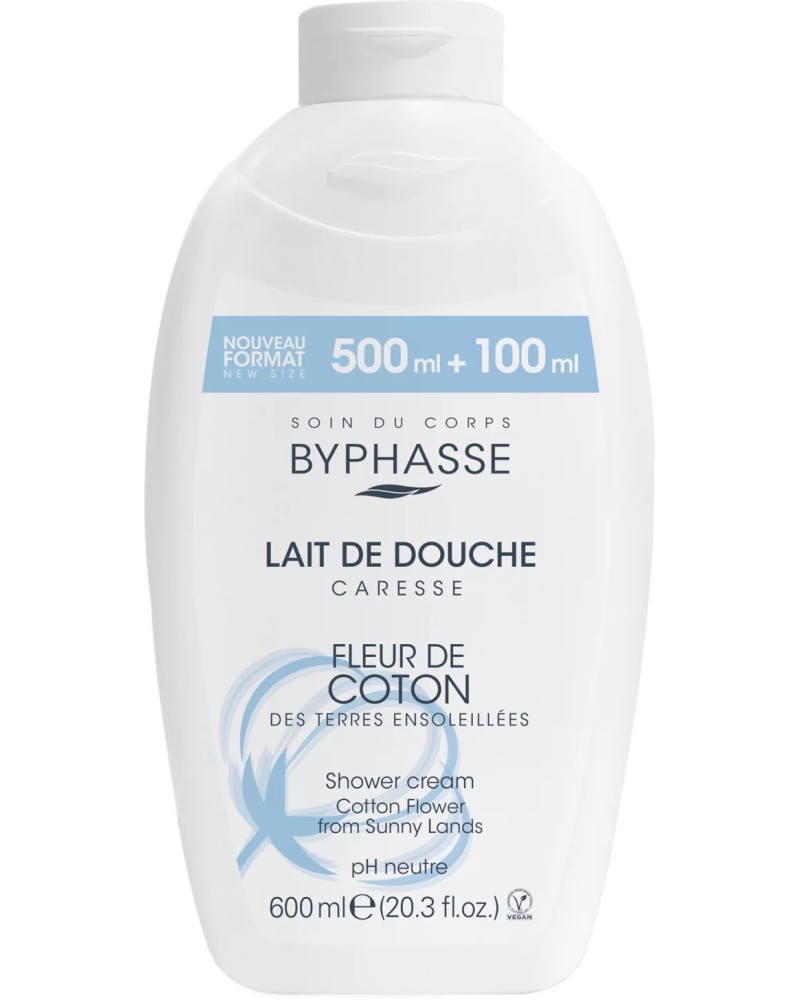 Byphasse Cotton Flower Shower Cream -       - 