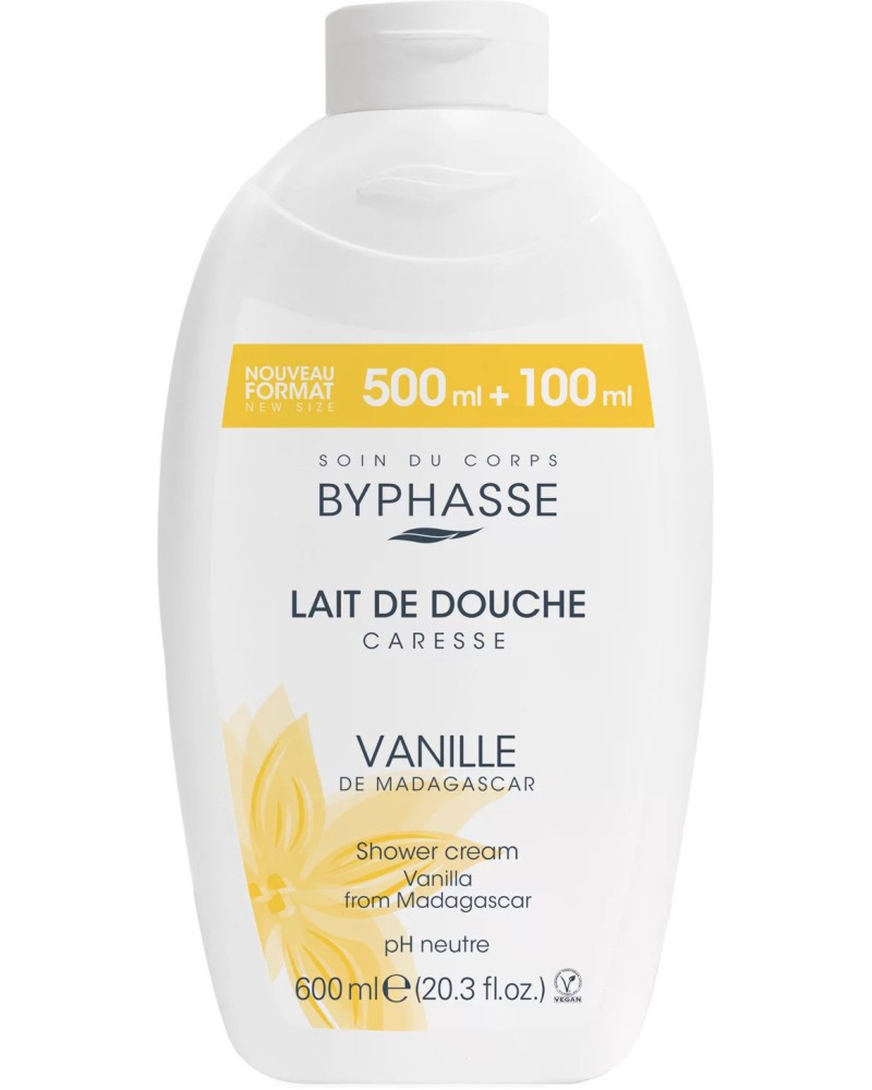 Byphasse Vanilla Flower Shower Cream -       -  